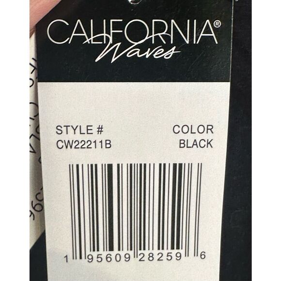California Waves NWT size Small black dress/ sundress/ swim coverup - Picture 9 of 11